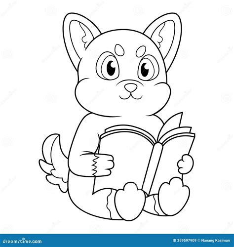Cartoon Shiba Inu Dog Face And Paws Clipart With Tongue Sticking Out