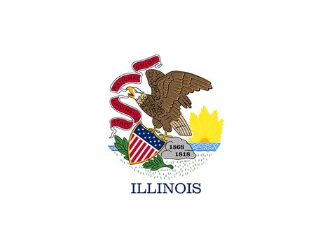 Illinois State Flag Png And Svg Vector Freebie Supply