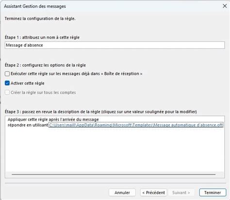 Outlook Mettre Un Message D Absence Malekal