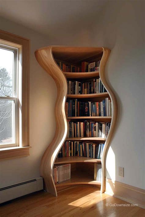 32 Corner Bookshelves That Look Amazing | GoDownsize