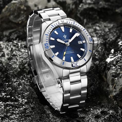 Мужские механические часы CADISEN из нержавеющей стали | AliExpress