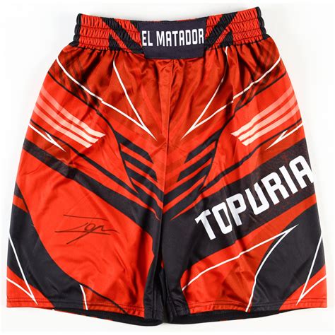 Ilia Topuria Signed Ufc Fight Shorts Beckett Pristine Auction