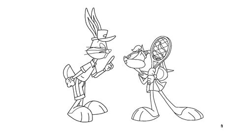 Dibujo Divertido Bugs Bunny Para Colorear Imprimir E Dibujar