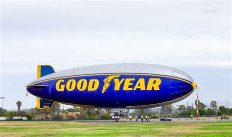 El Dirigible No Rígido De Goodyear Fotografía editorial Imagen de