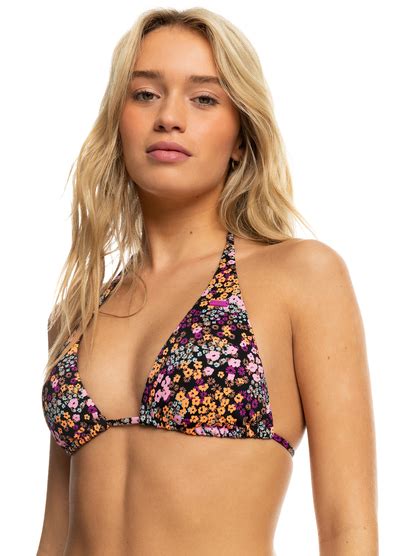 Printed Beach Classics Tiki Tri Bikinitop Voor Dames Roxy