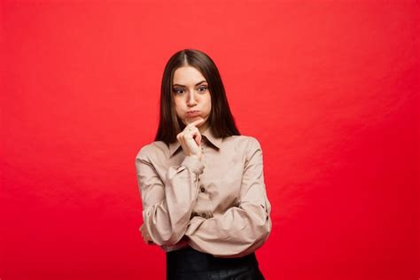 Premium Photo Thoughtful And Frustrated Woman