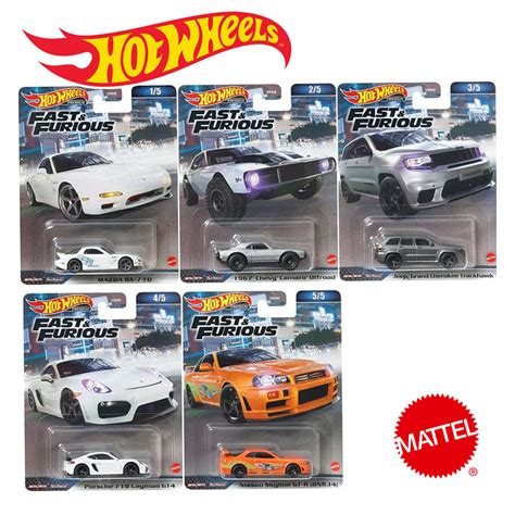 Hot Wheels Premium Fast Furious Mix Nissan Skyline GT R R Mazda RX FD Porsche