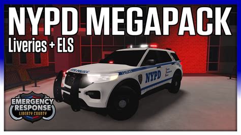 Nypd Livery Megapack Liveries Els Patterns Emergency Response