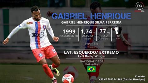 Gabriel Henrique Lateral Esquerdo Extremo Left Back Winger