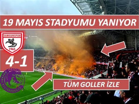 35 BİN TARAFTAR YAKIYOR STADI SAMSUNSPOR 4 1 KEÇİÖRENGÜCÜ MAÇI TRİBÜN