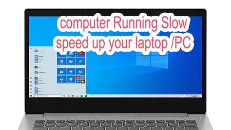 Speeding Up Slow Pcs Laptop Slow Laptop How To Make It Faster YouTube