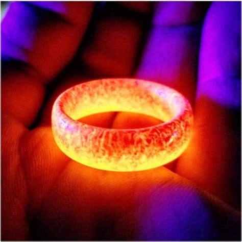 Valink Luminous Glow Ring Glowing In The Dark Jewelry