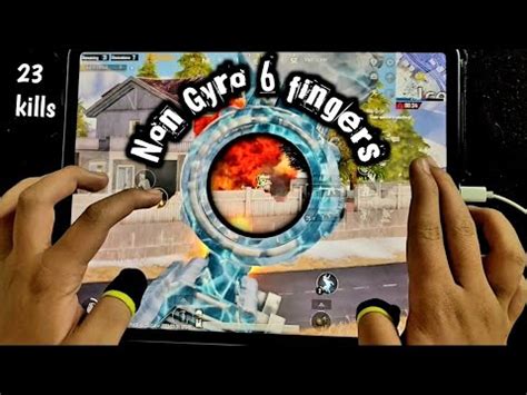 NON GYRO 6 FINGERS CLAW IPAD PRO 12 9 PUBG HANDCAM GAMEPLAY YouTube