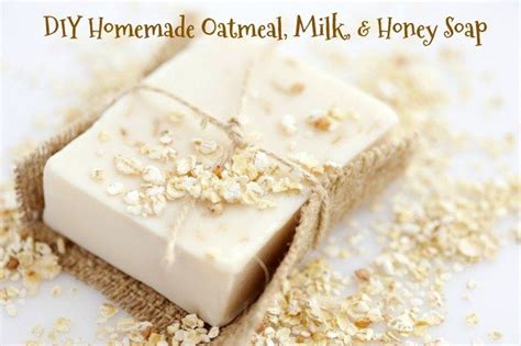 Diy Homemade Oatmeal Milk And Honey Soap Recipe Honey Soap Recipe