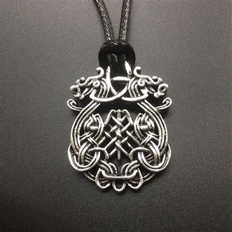 Buy Viking Jewelry Silver Celtic Dragon Necklace