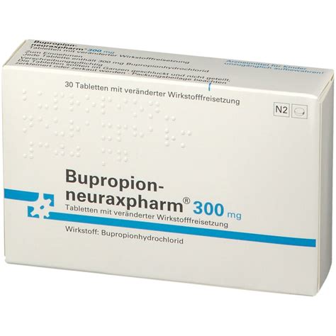 Bupropion Neuraxpharm Mg St Mit Dem E Rezept Kaufen Shop Apotheke