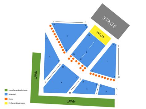 Seating Chart For Raleigh Amphitheater A Visual Reference Of Charts