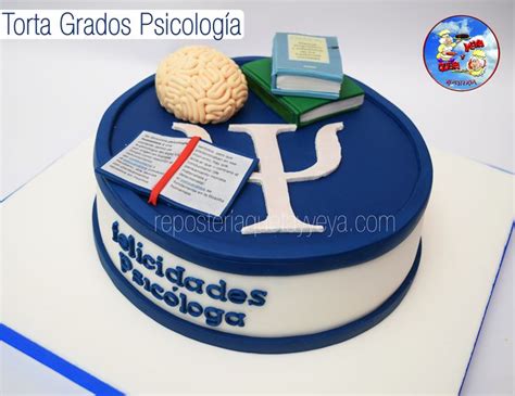 Torta grados psicólogo psychologist graduation cake Torta de grado