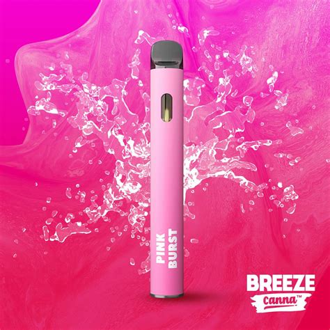 Pink Burst Thc Disposable Breeze Canna