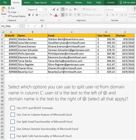 Assessment Test Questions And Answers Excel Assessment Inter