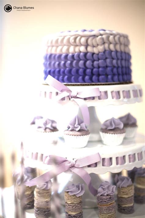 Petal Ombre Cake Buttercream Purple Ombre Party First Birthday