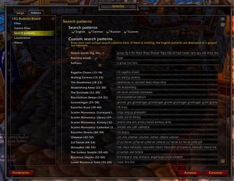 Addon Para Buscar Grupo En Tbc Classic Lfg Group Bulletin Board Tbc Wowchakra