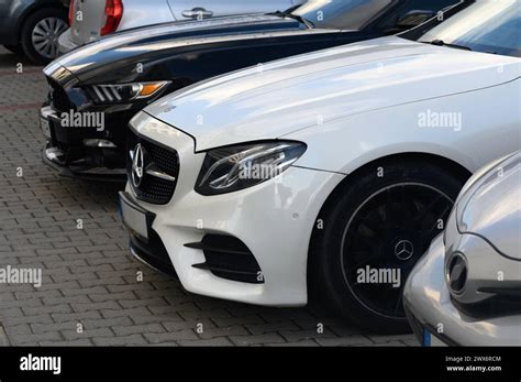 Gaziveren Cyprus White Mercedes And Black And White Ford