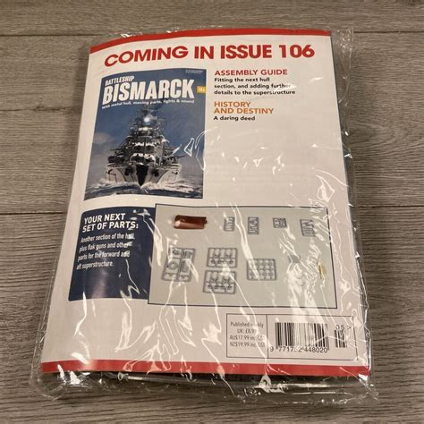 Hachette Build The Battleship Bismarck Scale 1 200 Second Release Issue