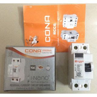 Buy RCCB Residual Current Circuit Breaker From CONA 40A 230 V Trip