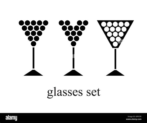 Set Of Wine Glasses Vector Stock Vector Image And Art Alamy