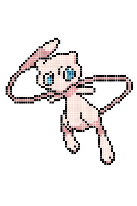 Pokemon Pixel Patterns For Fuse Beads Dratini Artofit