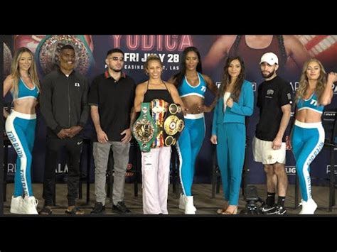 Final Press Conference Seniesa Estrada Vs Leonela Paola Yudica Fri