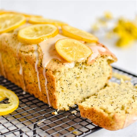 Vegan Lemon Poppy Seed Loaf Anne Travel Foodie