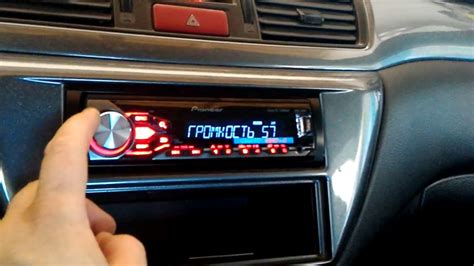 Автомагнитола Pioneer MVH-280FD питание проводами 6 кв.мм. - YouTube