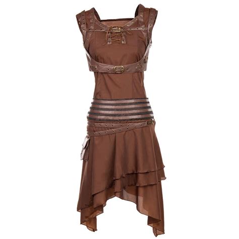 Corzzet Marr N Cors G Tico Sexy Para Mujer Vestido De Cuero