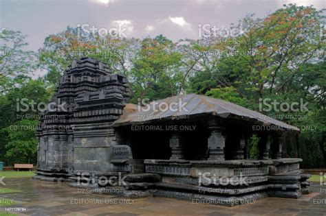 Shri Mahadev Temple Tambdi Surlais A 12thcentury Kadamba Style Stock