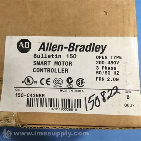 Allen Bradley C Nbr Series B Motor Controller Ims Supply