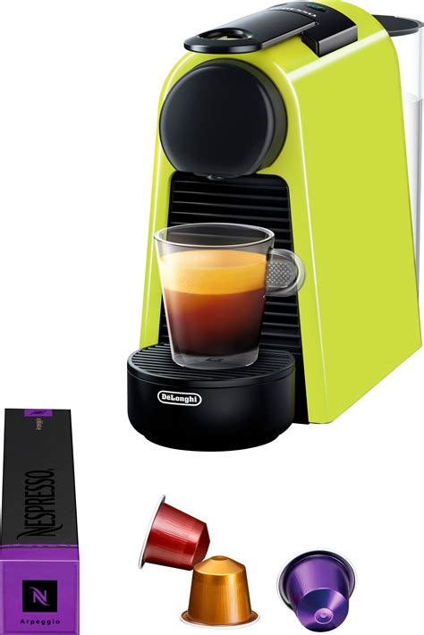 Delonghi Nespresso Essenza Mini Coffee Machine Lime Green - Bios Pics