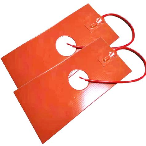 5V 12V 24V 110V 220V Electric Silicone Rubber Heating Pad With Middle