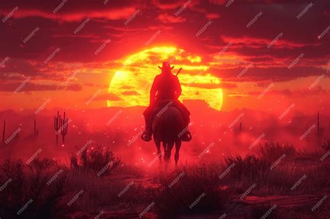 Premium Photo | Cowboy on horse