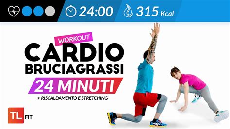 24 Minuti Cardio Brucia Grassi Esercizi Fitness A Casa Tlfit2526