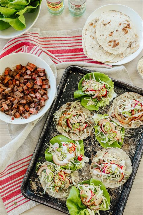 Grilled Steak Tacos With Pickled Radish Onions Chris Loves Julia