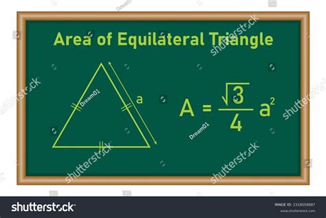 Area Of An Equilateral Triangle Formula