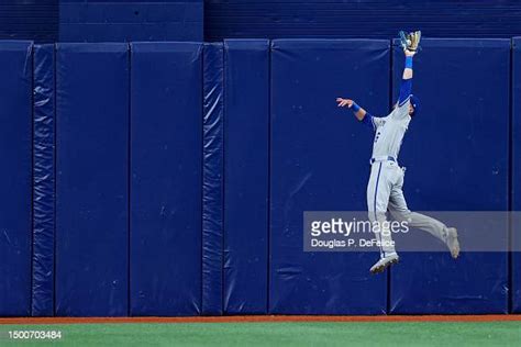 Drew Waters Of The Kansas City Royals Catches A Fly Ball Against The News Photo Getty Images