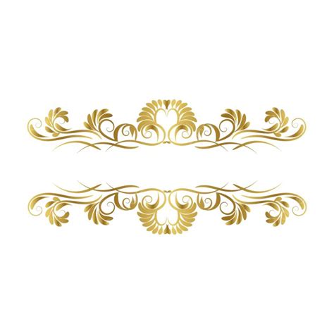 Luxury Gold Vintage Title Frame Border Vector, Border, Luxury, Gold ...