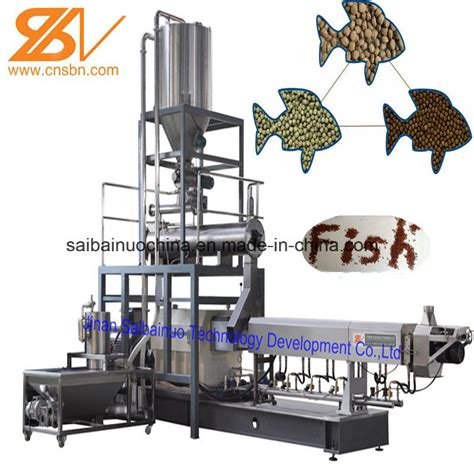 Stainless Steel Automatic Tilapia Fish Feed Extruder Plant Machinery