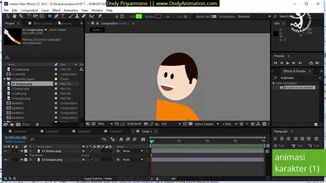 Membuat Animasi Karakter Dgn After Effect Youtube