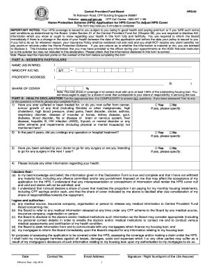 Hps Form Fill Online Printable Fillable Blank PdfFiller