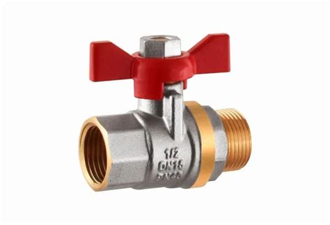 Brass Ball Valve Mxf With Butterfly Handle At Rs Piece Brass