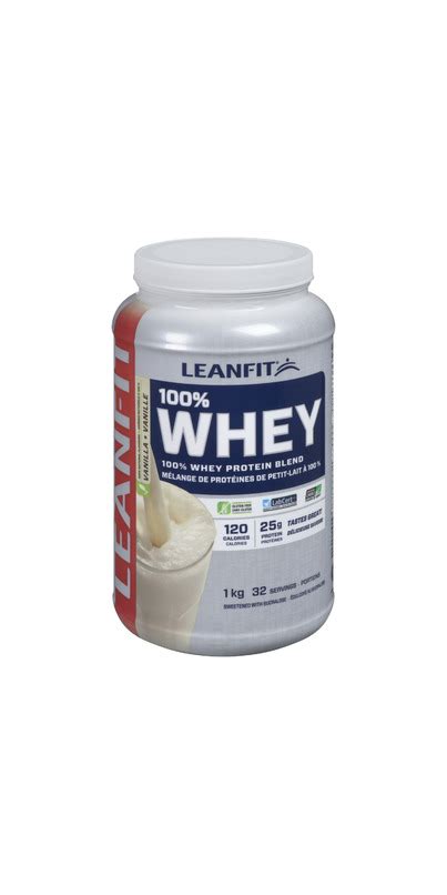 Buy Leanfit Whey Protein Vanilla At Well Ca Free Shipping In Canada